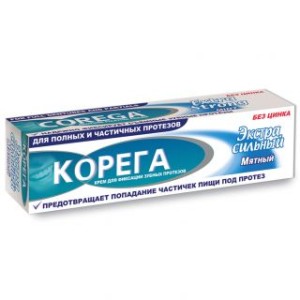 КОРЕГА ЭКСТРА СИЛЬНЫЙ МЯТНЫЙ Д/ФИК ЗУБ ПРОТЕЗОВ 70,0 КРЕМ