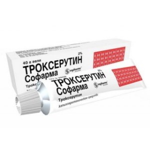 Троксерутин Софарма 2% 40г гель