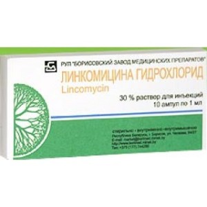 ЛИНКОМИЦИН 0,3/МЛ 1МЛ N10 АМП