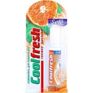 Coolfresh 20 мл освежитель-спрей д/полости рта апельсин