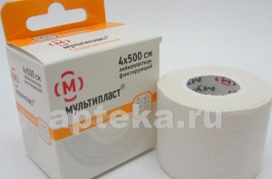 Лейкопластырь Мультипласт в катушках 4 х 500 см