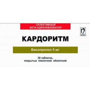 КАРДОРИТМ 0,005 N30 ТАБЛ П/О