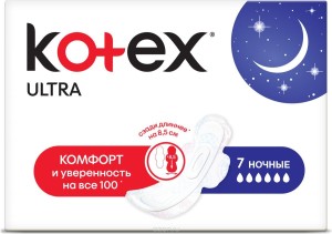 Прокладки Kotex Ночь 7шт*16