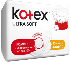 Прокладки Kotex Хлопок нормал 10шт*16