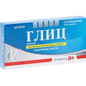 ГЛИЦ 1405 мг №12 супп.рект.