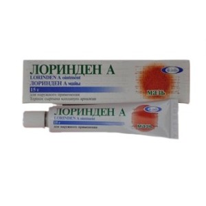 Лоринден А 15г мазь