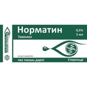 Норматин 0,5% 5 мл капли глазн.
