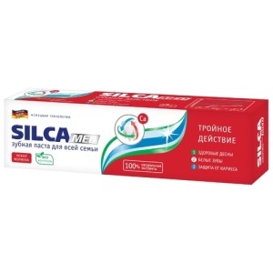 SILCA 130 г паста зубная тройное действие, 600029
