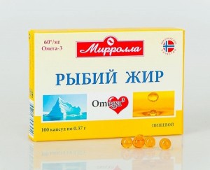 РЫБНЫЙ ЖИР ПИЩЕВОЙ 0,3N100 КАПС