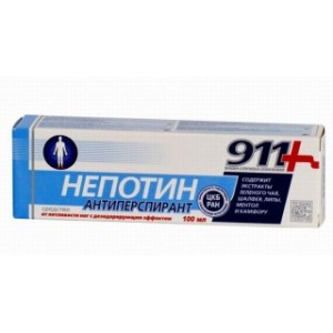 911 серия Непотин 100 мл гель д/ ног