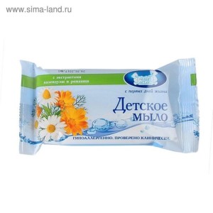 Наша мама 90 г мыло детское Календула и ромашка (090-0)