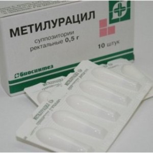 Метилурацил 0,5г №10 суппозитории ректальные (Биосинтез)