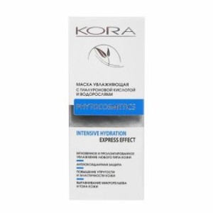 Кора 100 мл крем-маска д/лица 2704/2705, увлажняющая с гиалуроновой кислотой и морскими экстрактами