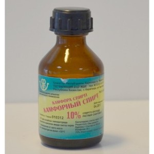 Камфорный спирт 10% 30,0