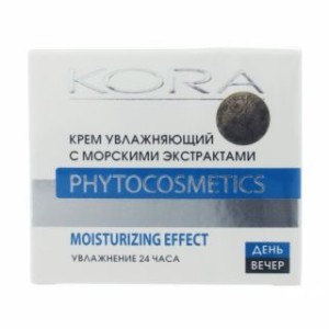 Кора 50 мл крем д/лица 3002/3004, увлажняющий с морскими экстрактами на основе термальной воды