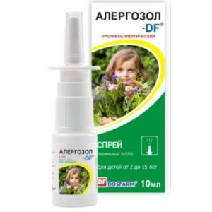 АЛЕРГОЗОЛ-DF 0,03% 10МЛ СПРЕЙ