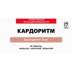 КАРДОРИТМ 0,01 N30 ТАБЛ П/О