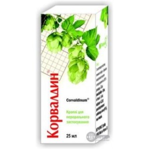Корвалдин 25мл капли