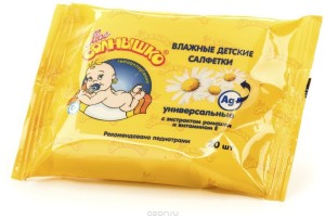 МОЕ СОЛНЫШКО САЛФЕТКИ ВЛАЖ УНИВЕРСАЛЬНЫЕ ДЕТС N20