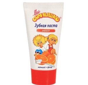 МОЕ СОЛНЫШКО ЗУБНАЯ ПАСТА КЛУБНИКА 65,0