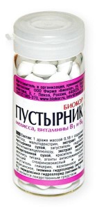Пустырник Биокор драже 0,18 №50