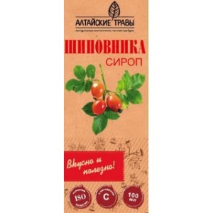 Шиповника 100 мл сироп "Алтайские травы"
