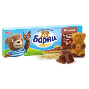 Барни 150гр Шоколадный Promo Cosm.медв