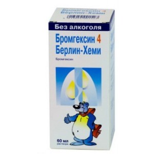 Бромгексин 4-Берлин -Хеми 4мг/5мл 60мл раствор